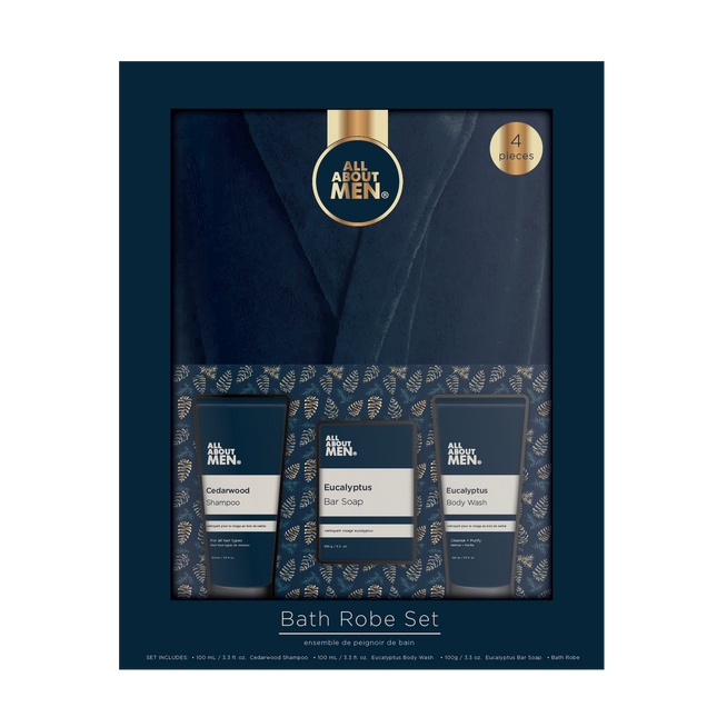 All About Men 4Pc Robe Set