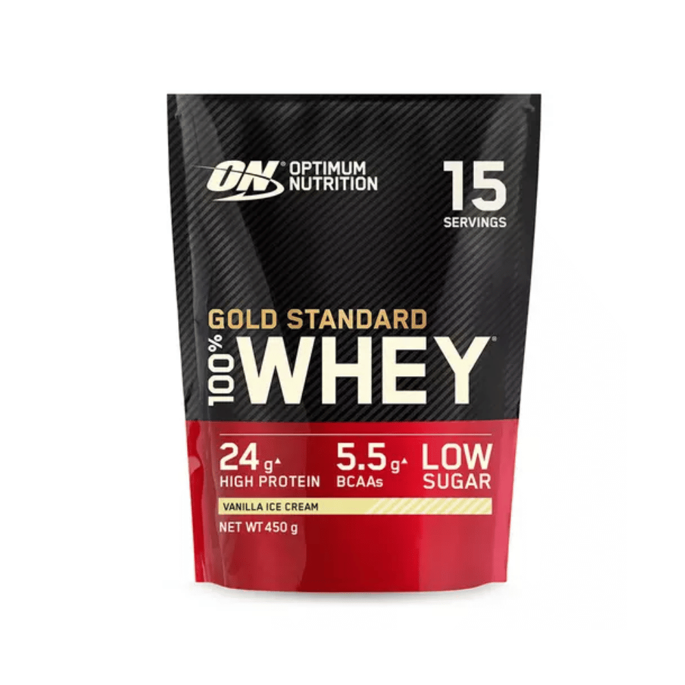 Optimum Nutrition Gold Standard 100% Whey Protein – Vanilla Ice Cream – 5.4 Lbs