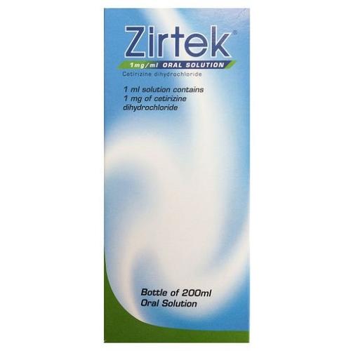 Zirtek Allergy Oral Solution 200ml from YourLocalPharmacy.ie