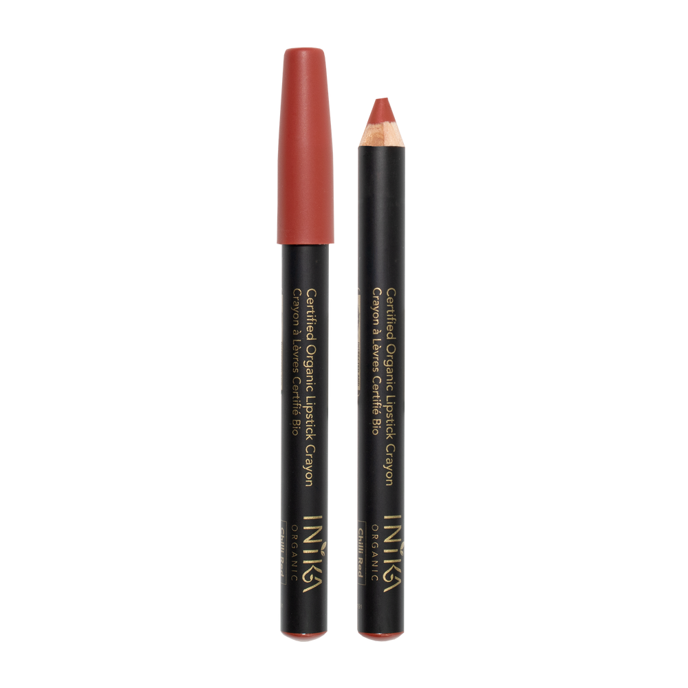 INIKA Certified Organic Lipstick Crayon (Chilli Red) from YourLocalPharmacy.ie