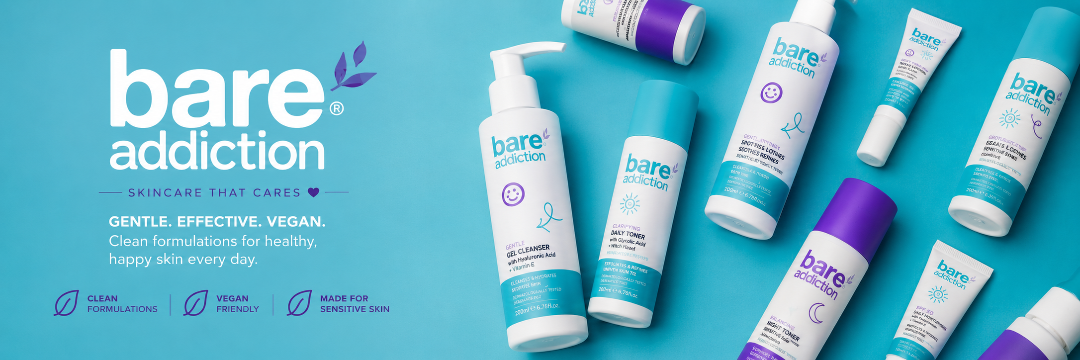 Bare Addiction Skincare for Teens: Clean, Simple & Effective Skincare for Young Skin