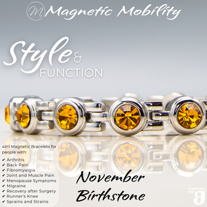 
                  
                    Load image into Gallery viewer, 4in1 Magnetic Birthstone Bracelets | Magnetic Mobility
                  
                