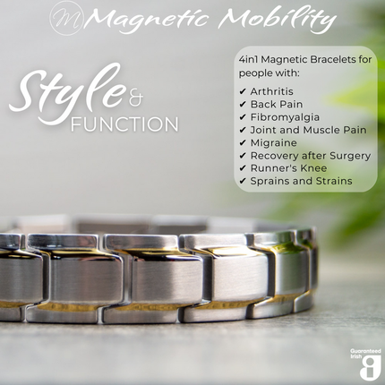 4in1 Magnetic Bracelet: Alexander's Moon | Magnetic Mobility
