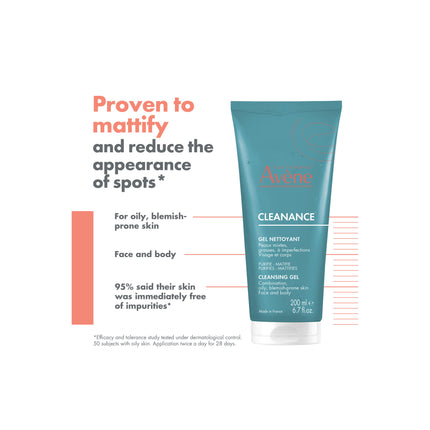 Avène Cleanance Cleansing Gel Cleanser 200ml
