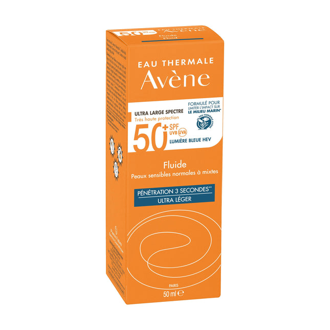 Avène Very High Protection Fluid for Sensitive Skin SPF50+ 50ml