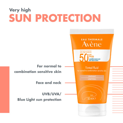 Avène - SPF 50+ Tinted Fluid 40ml