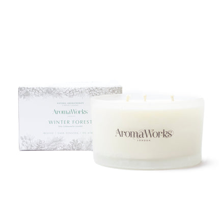 AromaWorks Winter Forest 3 Wick Candle