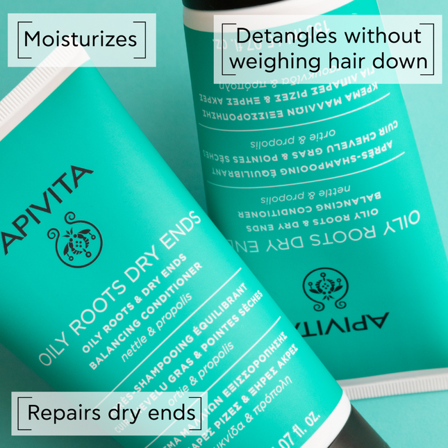 Apivita Oily Roots & Dry Ends Balancing Conditioner 150ml