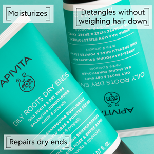 
                  
                    Load image into Gallery viewer, Apivita Oily Roots &amp;amp; Dry Ends Balancing Conditioner 150ml
                  
                