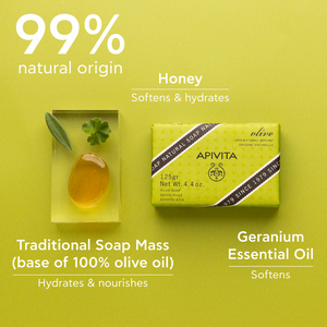 
                  
                    Load image into Gallery viewer, Apivita Natural Soap Olive Oil 125G
                  
                