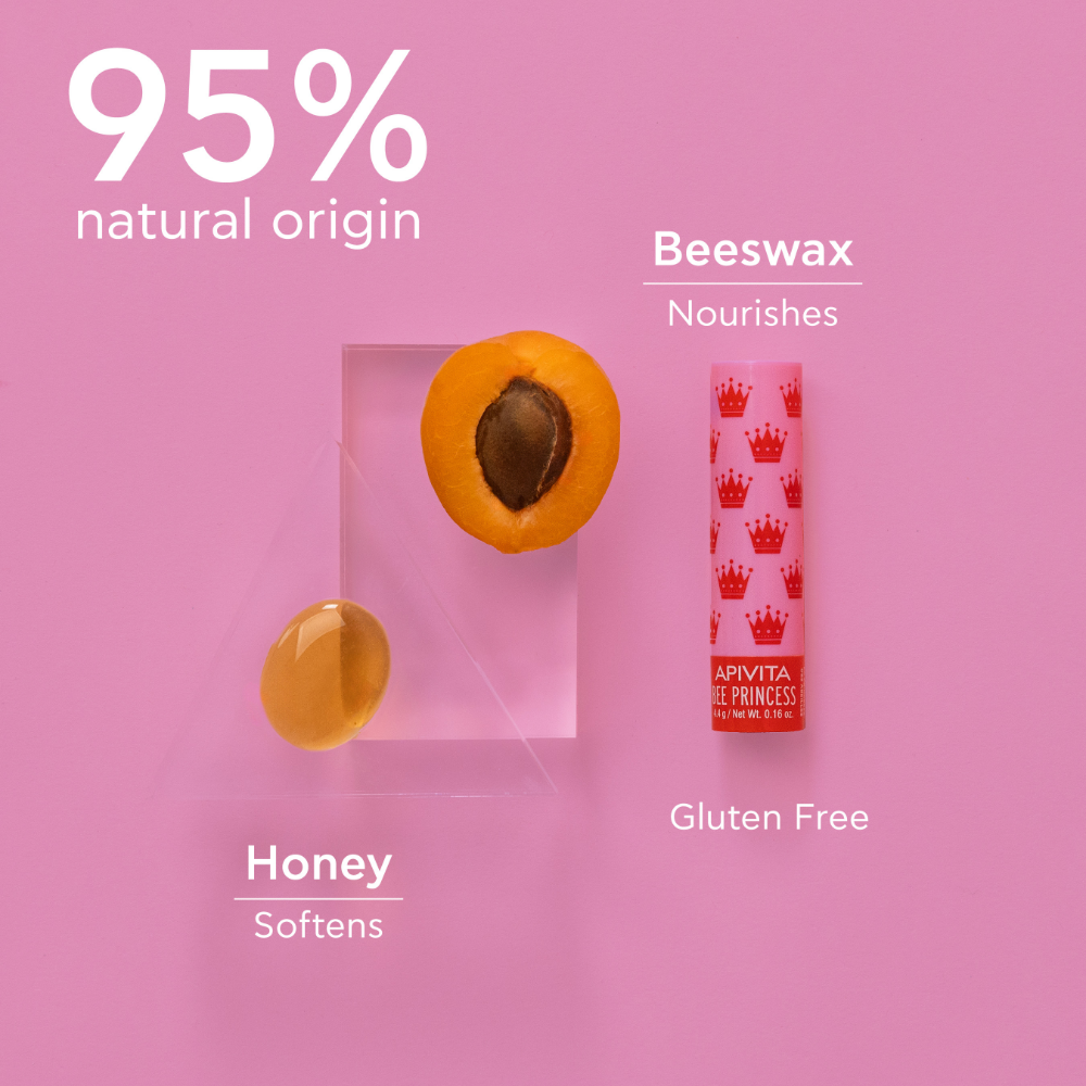 
                  
                    Load image into Gallery viewer, Apivita Lip Care Bio Eco Bee Princess With Apricot &amp;amp; Honey 4.4G
                  
                