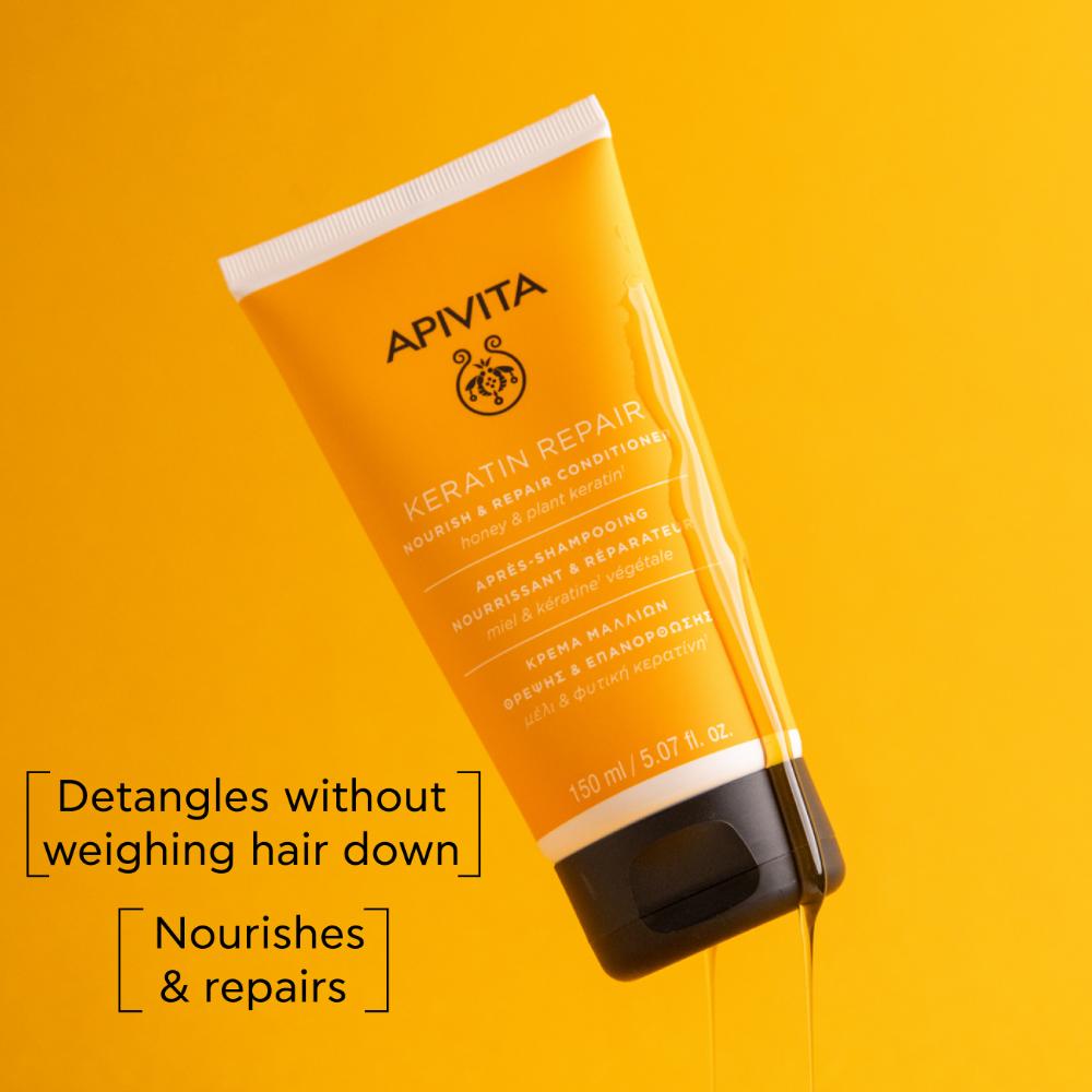 
                  
                    Load image into Gallery viewer, Apivita Nourish &amp;amp; Repair Conditioner Olive &amp;amp; Honey 150 ml
                  
                