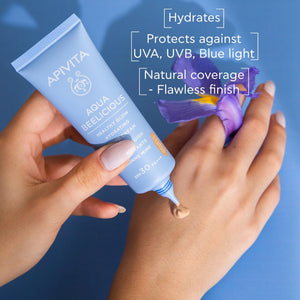 
                  
                    Load image into Gallery viewer, Apivita Aqua Beelicious Healthy Glow Hydrating Fluid Cream 40ml
                  
                