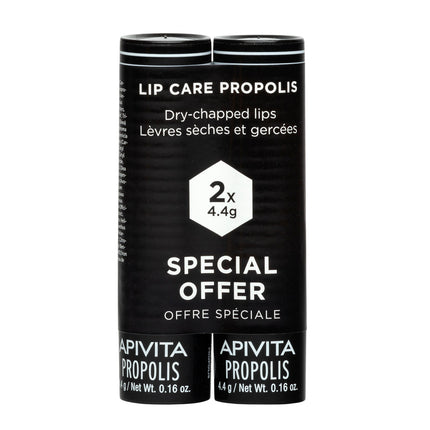 Apivita Lip Care With Hypericum & Propolis 2 x 4.4G