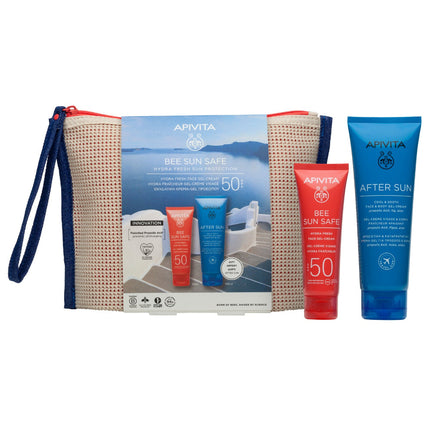 Apivita BEE SUN SAFE Hydra Fresh Gel-Cream SPF50 Duo Set