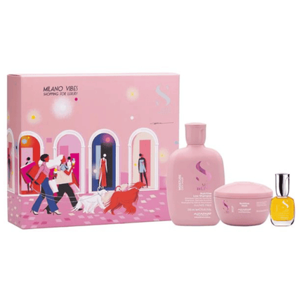 Alfaparf Semi Di Lino Moisture Trio Gift Set