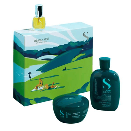 Alfaparf Semi Di Lino Reconstruction Trio Gift Set