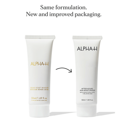 Alpha-H After Hours AHA Moisturiser - 50ml