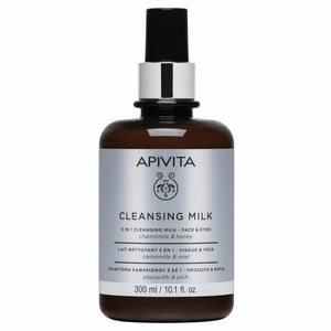 
                  
                    Load image into Gallery viewer, Apivita 3 in 1 Cleansing Milk 300ml – Face &amp;amp; Eyes
                  
                