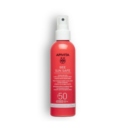 Apivita Bee Sun Safe Hydra Melting Ultra-Light Face & Body Spray SPF50