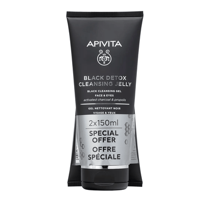 Apivita Black Detox Cleanser Duo 2 x 150ml