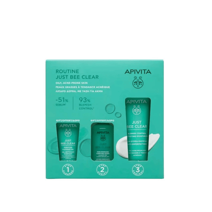 Apivita Just Bee Clear Routine Set