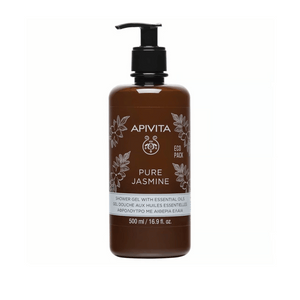 
                  
                    Load image into Gallery viewer, Apivita Pure Jasmine Shower Gel with Essential Oils Ecopack 500ml
                  
                