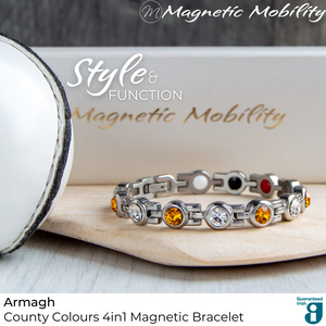 
                  
                    Load image into Gallery viewer, 4in1 Magnetic Bracelet: County Colours | Magnetic Mobility
                  
                