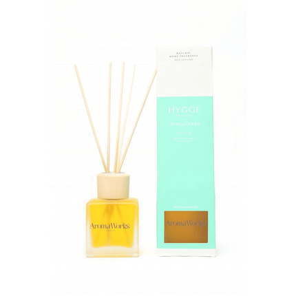 AromaWorks -Hygge Renew Reed Diffuser Basil and Mandarin