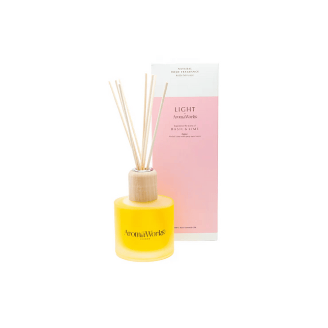 AromaWorks Basil & Lime Reed Diffuser 200ml