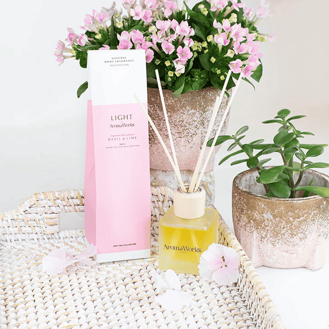AromaWorks Basil & Lime Reed Diffuser 100ml