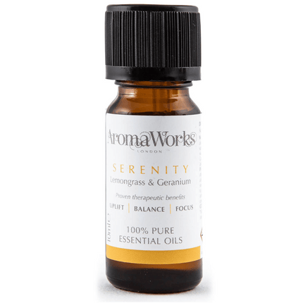 AromaWorks Lemongrass & Germanium Serenity Essential Oil - 10ml