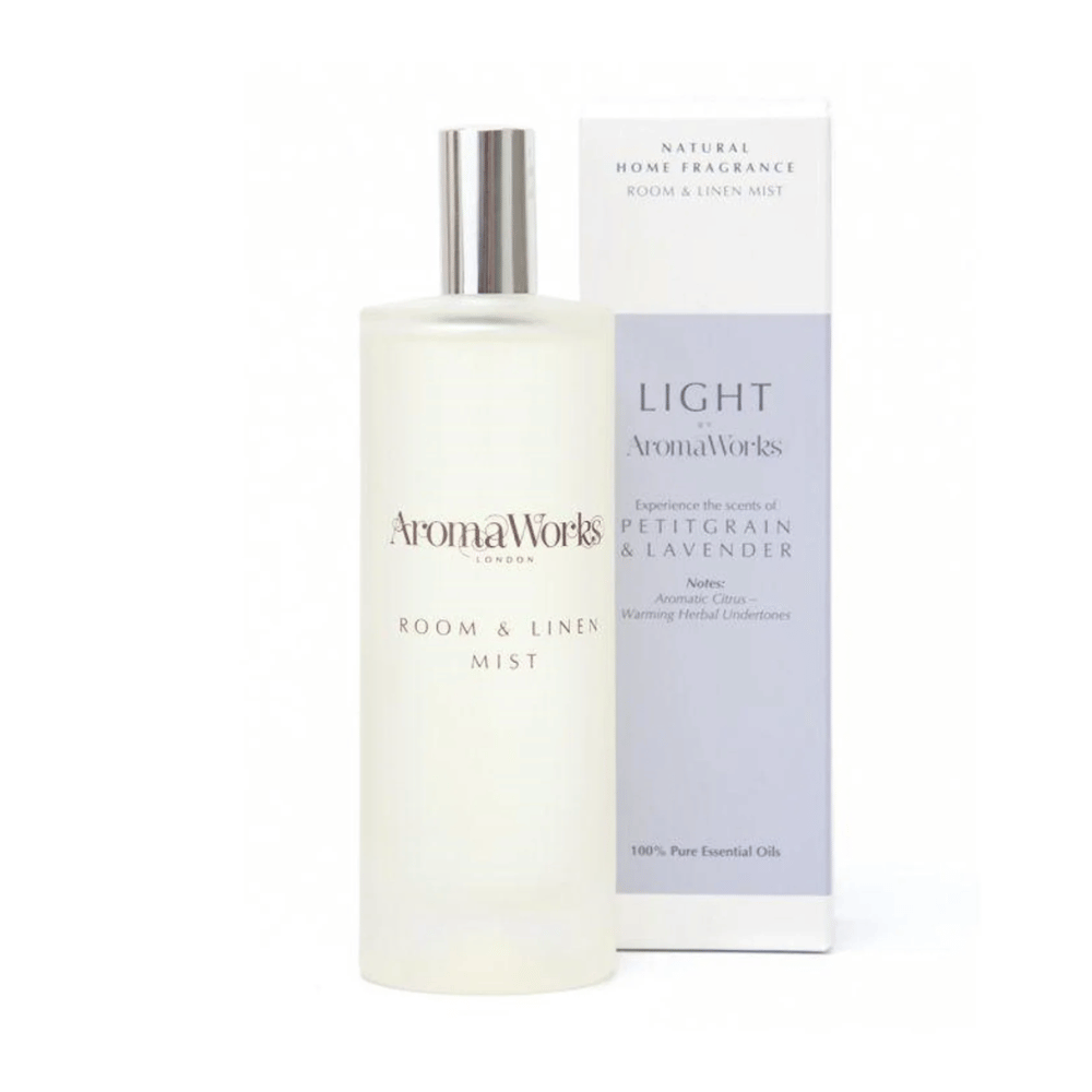 AromaWorks Light Range -Petitgrain & Lavender Room Mist 100ml