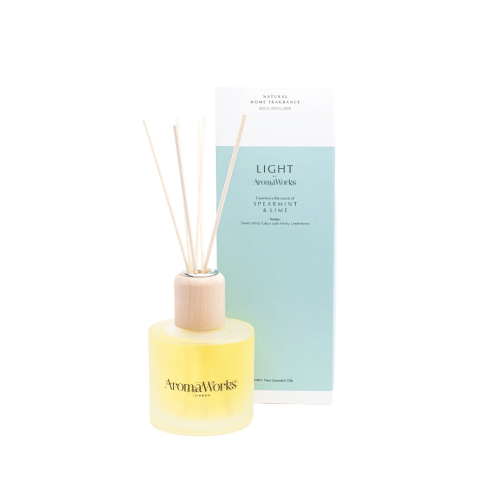 AromaWorks Light Range - Spearmint & Lime Reed Diffuser 100ml