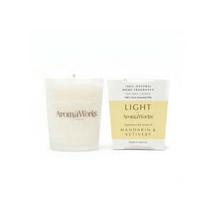 
                  
                    Load image into Gallery viewer, AromaWorks Light Range Mandarin &amp;amp; Vetivert Candle 10cl Small
                  
                