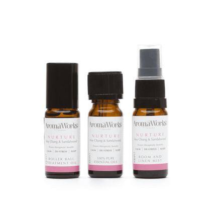 AromaWorks Nurture Wellbeing Trio 3 x 10ml products