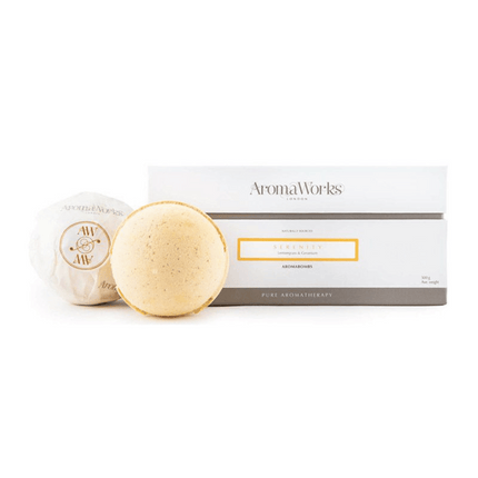 AromaWorks Serenity Aromabomb Duo Bath Bombs - Box of 2
