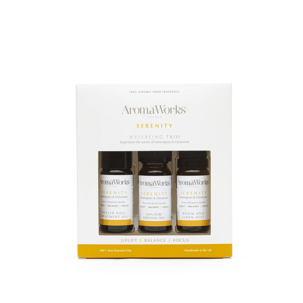 Aroma Works Serenity Wellbeing Trio 3 x 10ml products