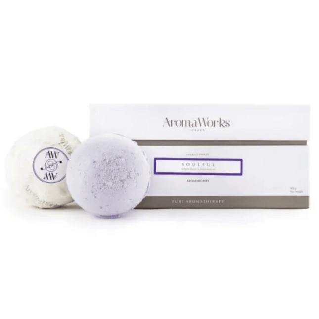 AromaWorks Soulful Aromabomb Duo Bath Bombs - Box of 2