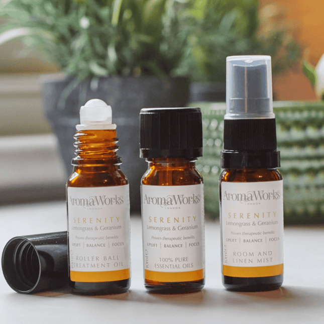 AromaWorks Serenity Wellbeing Trio 3 x 10ml products