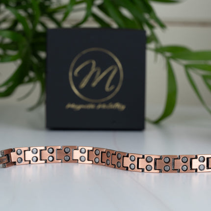 Ashe Copper Magnetic Bracelet - Double Strength