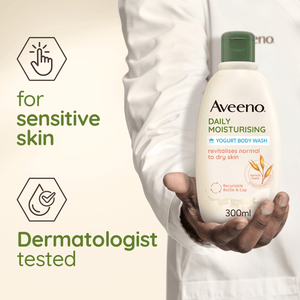 
                  
                    Load image into Gallery viewer, Aveeno Daily Moisturising Yogurt Body Wash - Apricot &amp;amp; Honey Scented
                  
                