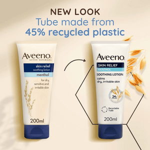 
                  
                    Load image into Gallery viewer, Aveeno Skin Relief Moisturising Lotion with Menthol 200ml
                  
                