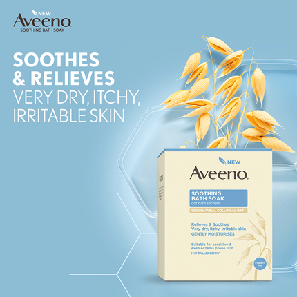Aveeno Soothing Bath Soak Oat Sachets