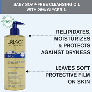 
                  
                    Load image into Gallery viewer, Uriage Baby&amp;#39;s 1st Cleansing Oil 500ml
                  
                