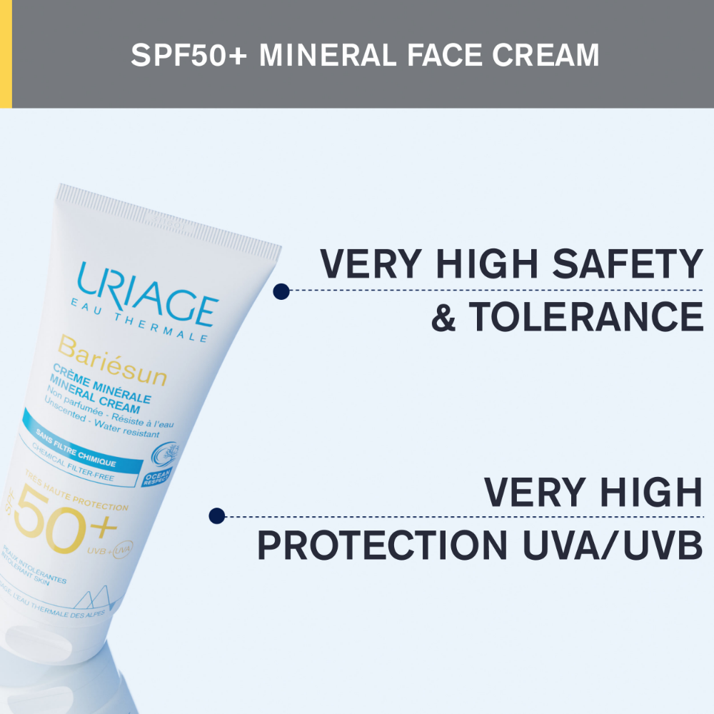 
                  
                    Load image into Gallery viewer, Uriage Bariesun Mineral Cream SPF50+ Allergic Skin 100ml
                  
                