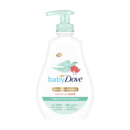 Dove Baby Dove Sensitive Moisture Fragrance-Free Head to Toe Wash