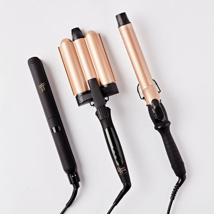 Beauty works Professional Tool Kit Bundle (Waver, Styler & Straightener)