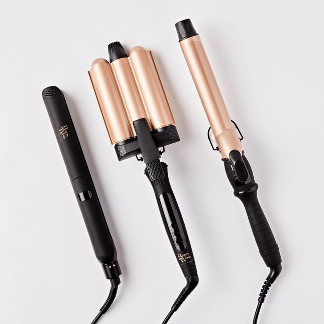 Beauty works Professional Tool Kit Bundle (Waver, Styler & Straightener)