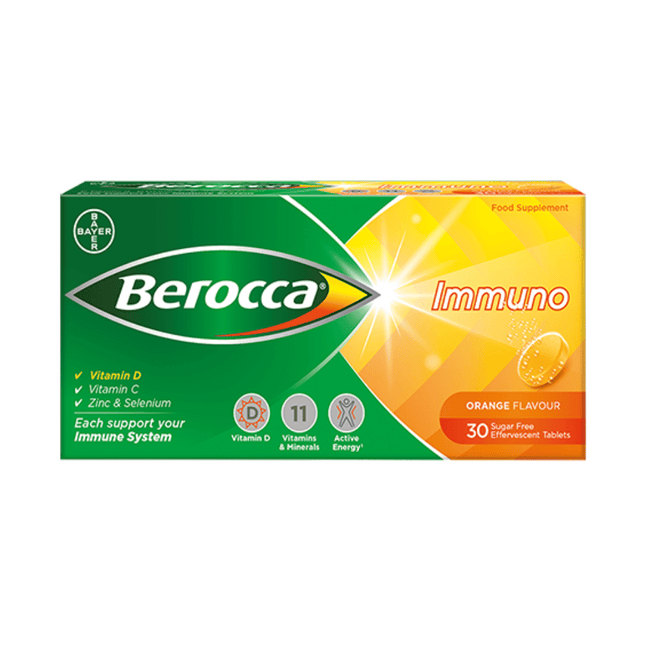 Berocca Immuno Effervescent Tablets 30's